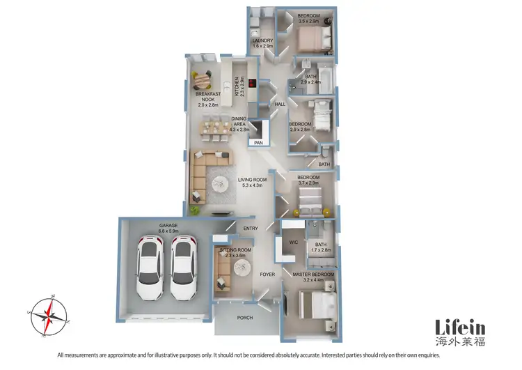 Floorplan of Homely house listing, 7 Hanover Street, Point Cook VIC 3030