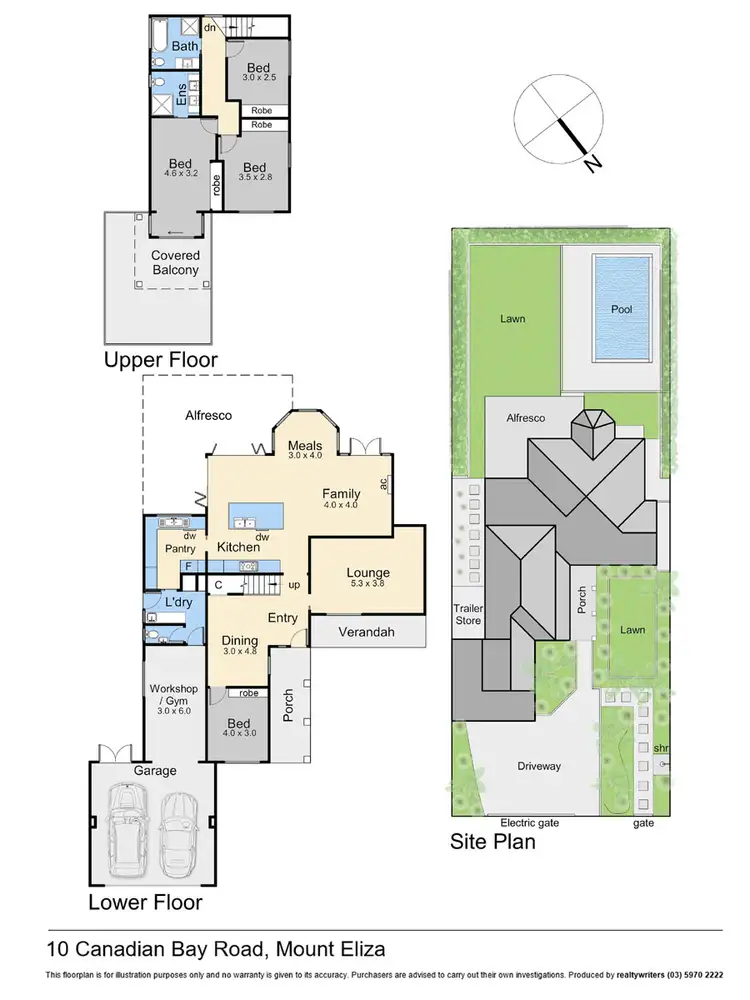 Floorplan of Homely house listing, 10 Canadian Bay Road, Mount Eliza VIC 3930