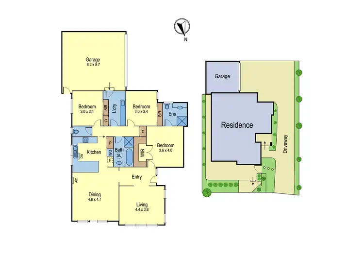 Floorplan of Homely unit listing, 1/14 Feathertop Avenue, Templestowe Lower VIC 3107