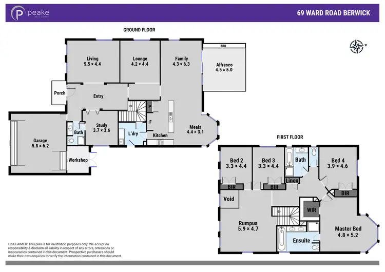Floorplan of Homely house listing, 69 Ward Road, Berwick VIC 3806