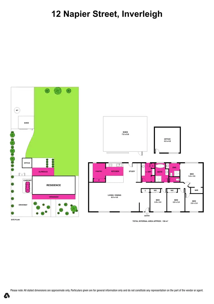 Floorplan of Homely house listing, 12 Napier Street, Inverleigh VIC 3321