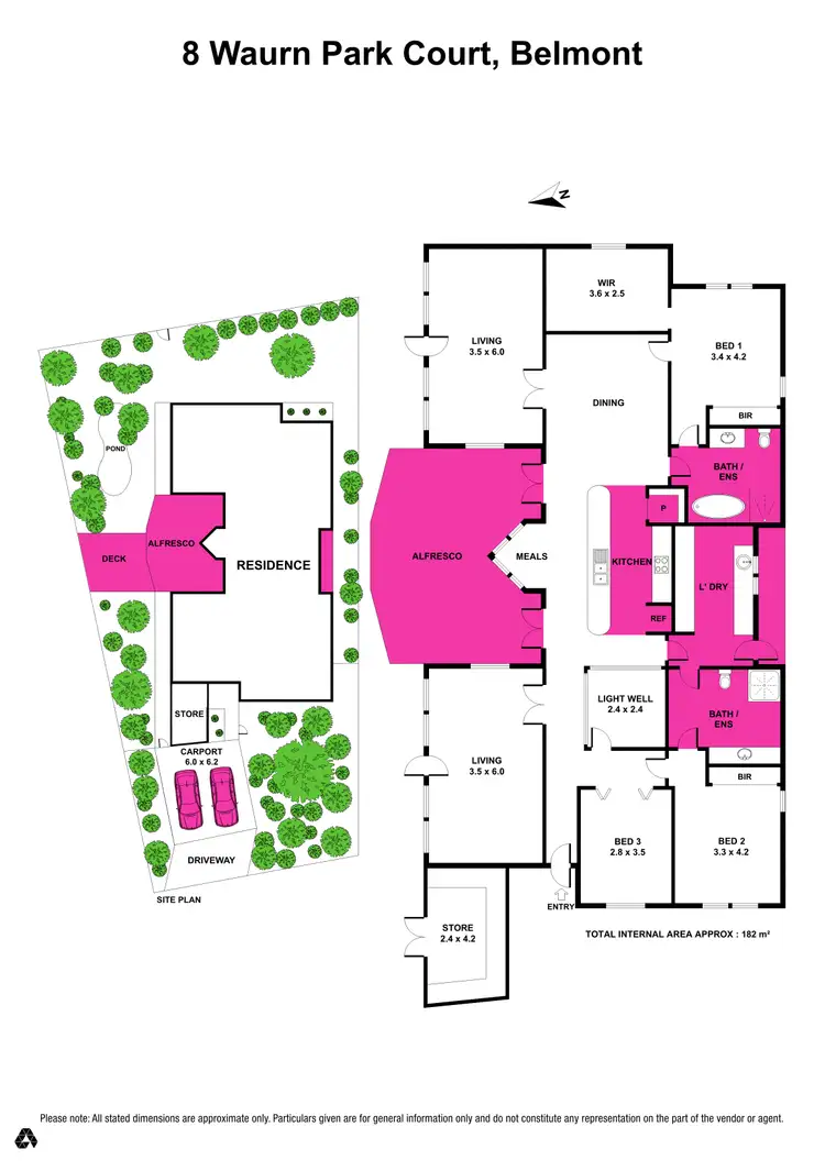 Floorplan of Homely house listing, 8 Waurn Park Court, Belmont VIC 3216