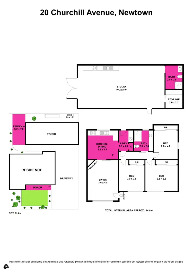 Floorplan of Homely house listing, 20 Churchill Avenue, Newtown VIC 3220