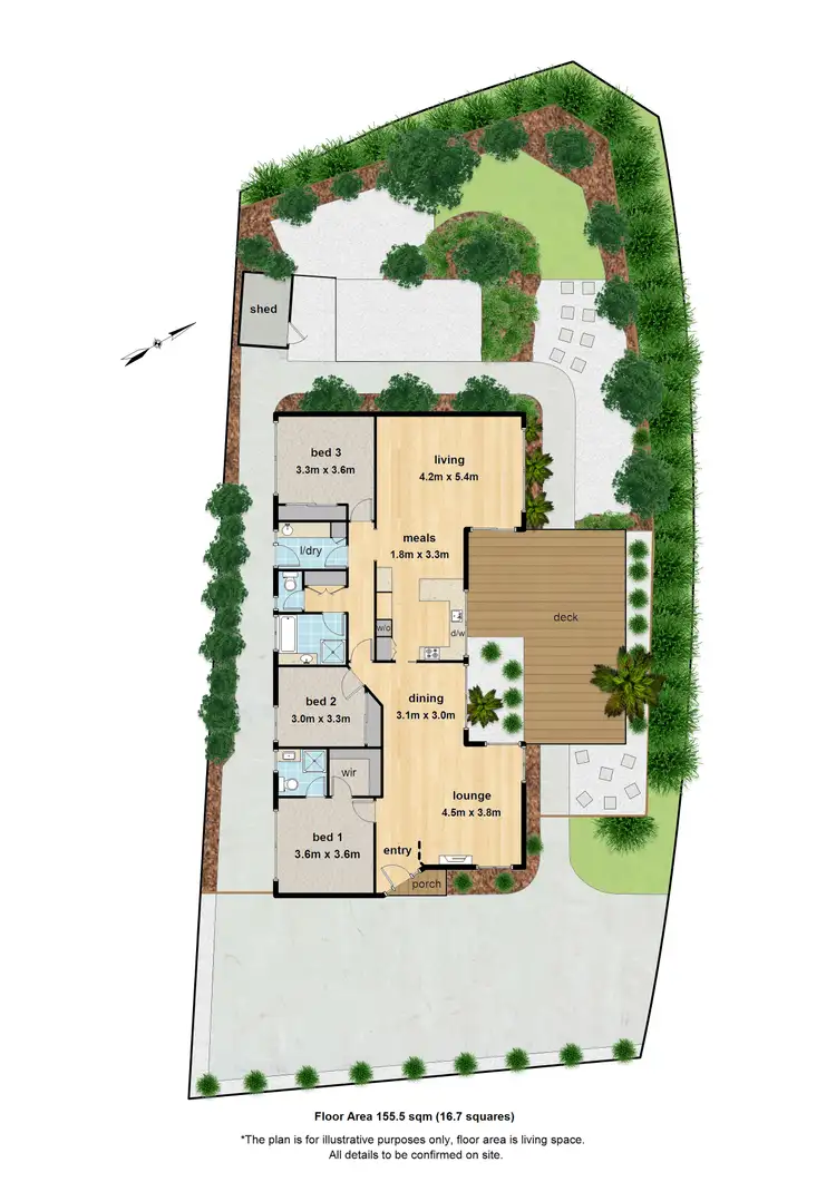 Floorplan of Homely house listing, 1 Barber Court, Berwick VIC 3806