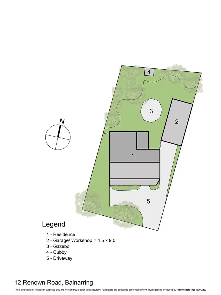 Floorplan of Homely house listing, 12 Renown Road, Balnarring VIC 3926
