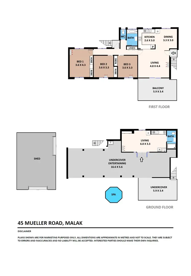 Floorplan of Homely house listing, 45 Mueller Road, Malak NT 812