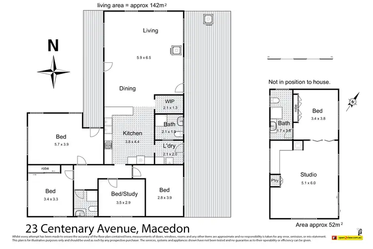 Floorplan of Homely house listing, 23 Centenary Avenue, Macedon VIC 3440