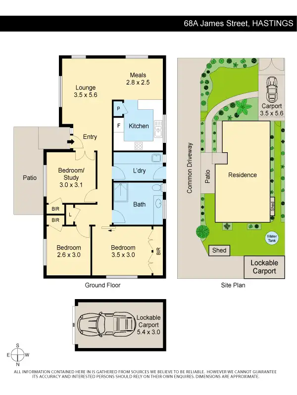Floorplan of Homely house listing, 68a James Street, Hastings VIC 3915