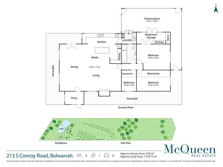 Floorplan of Homely house listing, 213 S Conroy Road, Bolwarrah VIC 3352
