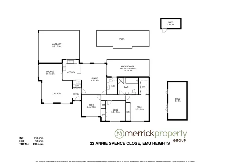 Floorplan of Homely house listing, 22 Annie Spence Close, Emu Heights NSW 2750