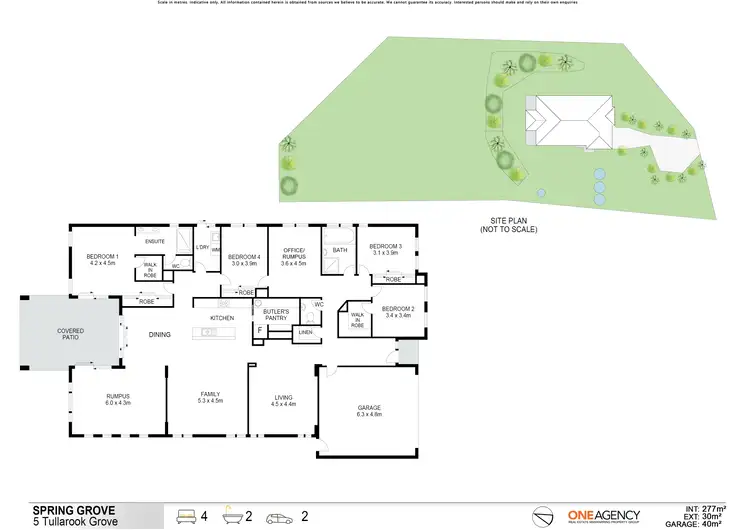 Floorplan of Homely house listing, 5 Tullarook Grove, Spring Grove NSW 2470