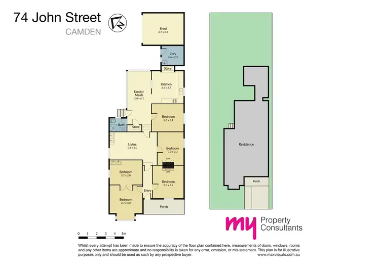 Floorplan of Homely other listing, 74 John Street, Camden NSW 2570
