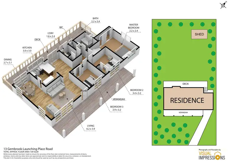 Floorplan of Homely house listing, 13 Gembrook Launching Place Road, Gembrook VIC 3783
