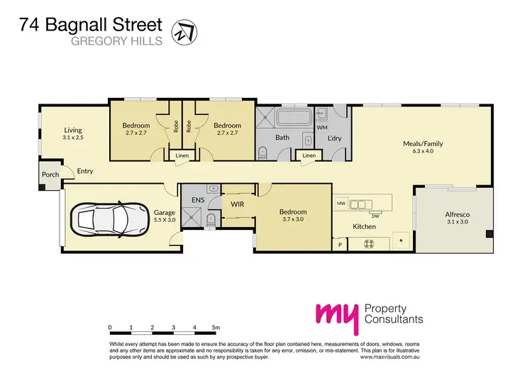 Floorplan of Homely house listing, 74 Bagnall Street, Gregory Hills NSW 2557