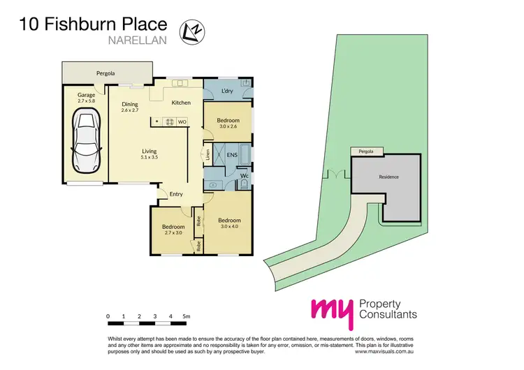 Floorplan of Homely house listing, 10 Fishburn Place, Narellan NSW 2567