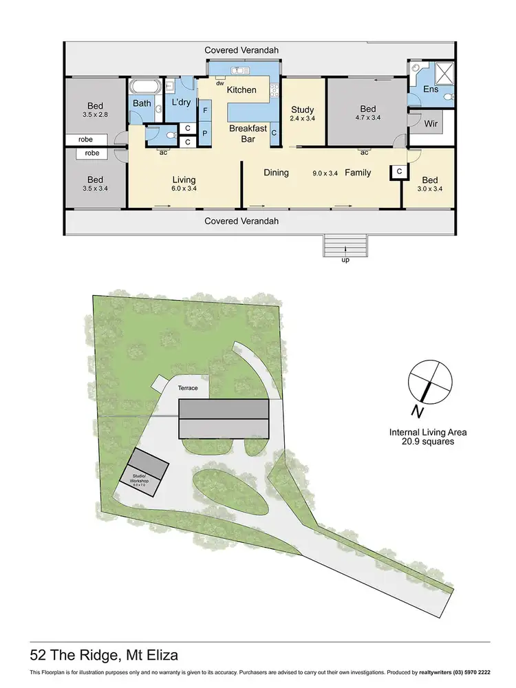 Floorplan of Homely house listing, 52 The Ridge, Mount Eliza VIC 3930