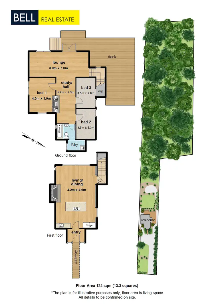 Floorplan of Homely house listing, 34 Belgrave Ferny Creek Road, Ferny Creek VIC 3786