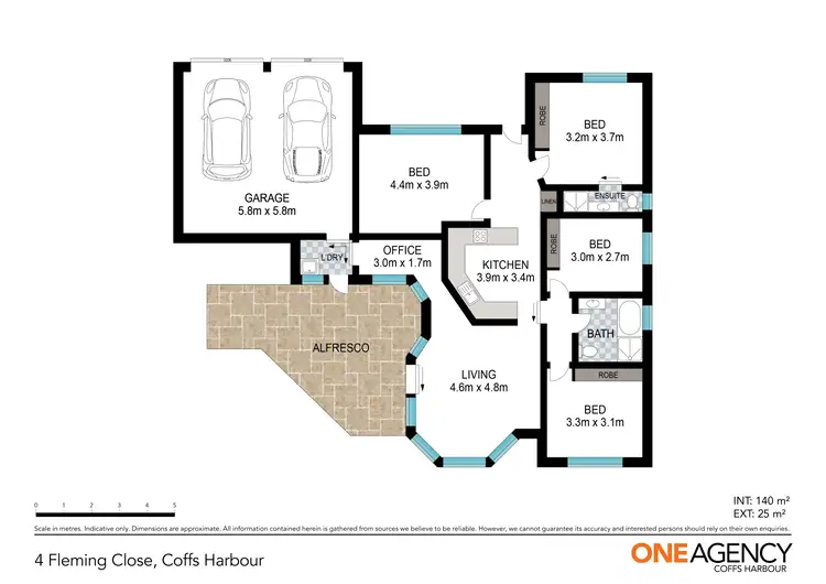 Floorplan of Homely house listing, 4 Fleming Close, Coffs Harbour NSW 2450