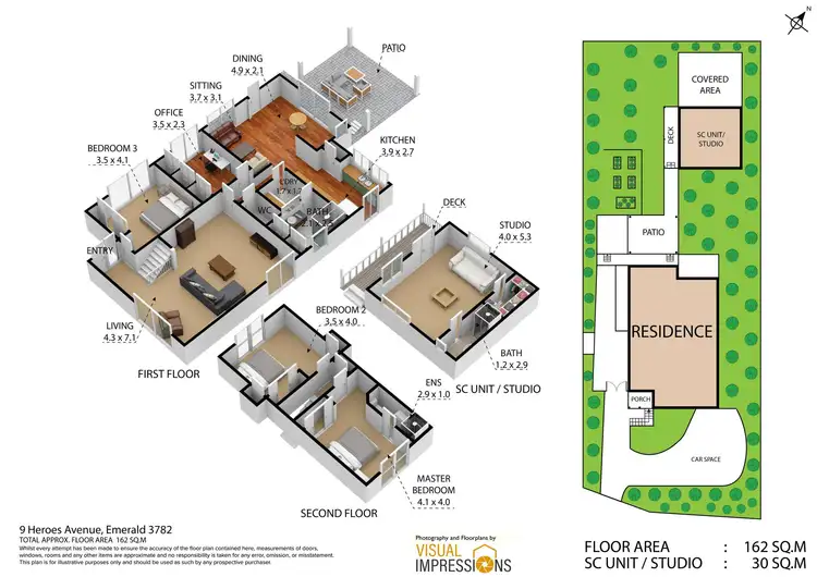 Floorplan of Homely house listing, 9 Heroes Avenue, Emerald VIC 3782