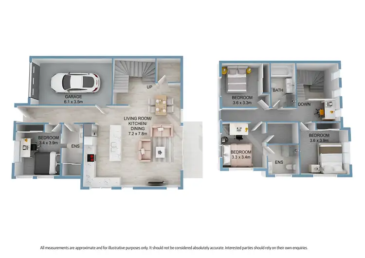 Floorplan of Homely townhouse listing, 9 Grasslands Loop, Keysborough VIC 3173