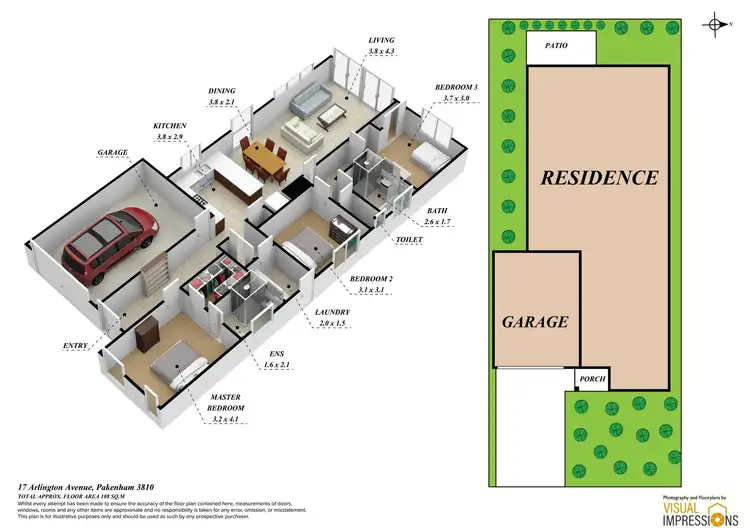 Floorplan of Homely house listing, 17 Arlington Avenue, Pakenham VIC 3810
