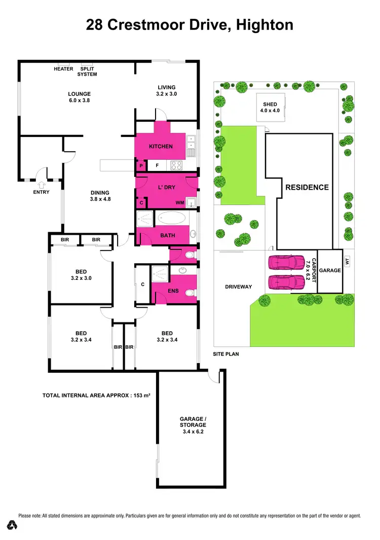 Floorplan of Homely house listing, 28 Crestmoor Drive, Highton VIC 3216