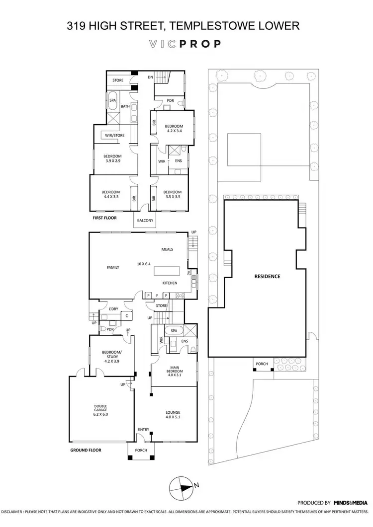 Floorplan of Homely house listing, 319 High Street, Templestowe Lower VIC 3107