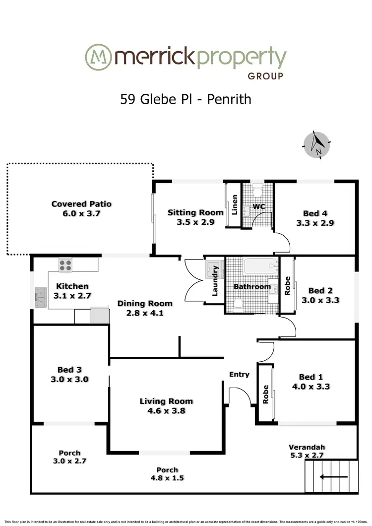 Floorplan of Homely house listing, 59 Glebe Place, Penrith NSW 2750