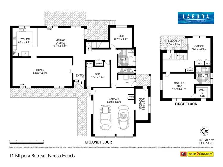Floorplan of Homely house listing, 11 Milpera Retreat, Noosa Heads QLD 4567