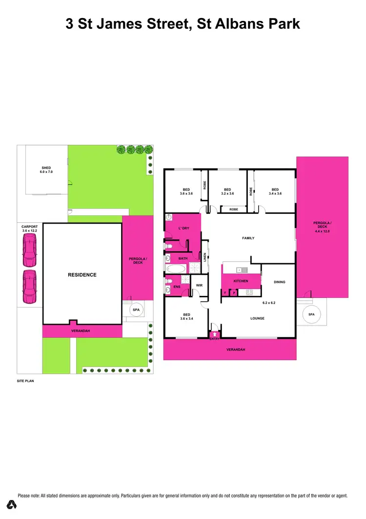 Floorplan of Homely house listing, 3 St James Street, St Albans Park VIC 3219