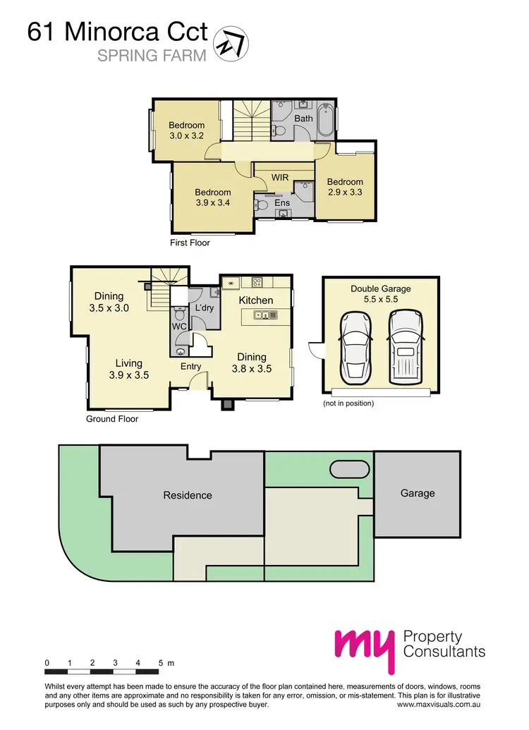 Floorplan of Homely house listing, 61 Minorca Circuit, Spring Farm NSW 2570