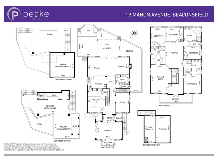 Floorplan of Homely house listing, 19 Mahon Avenue, Beaconsfield VIC 3807