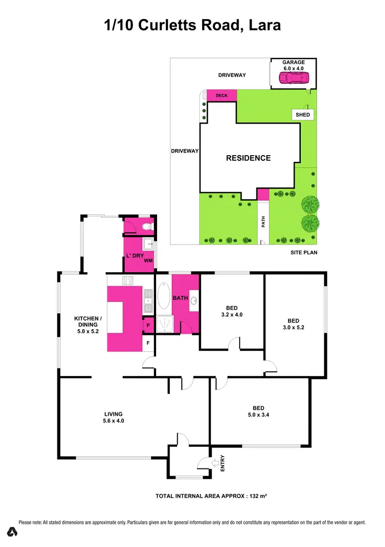 Floorplan of Homely house listing, 1/10 Curletts Road, Lara VIC 3212