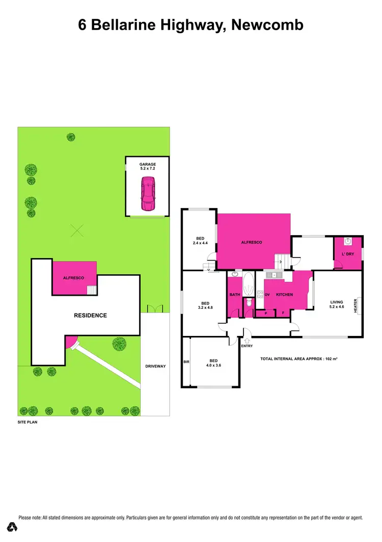 Floorplan of Homely house listing, 6 Bellarine Highway, Newcomb VIC 3219