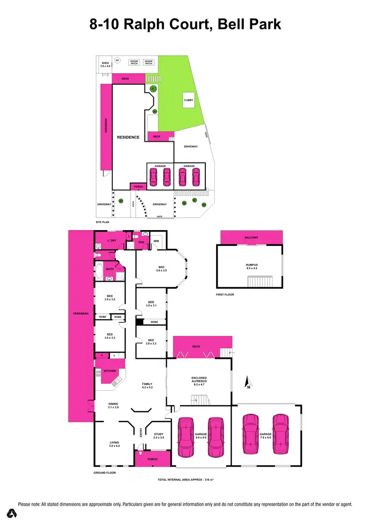 Floorplan of Homely house listing, 8-10 Ralph Court, Bell Park VIC 3215