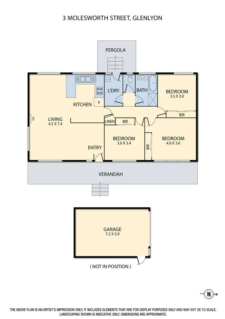 Floorplan of Homely house listing, 3 Molesworth Street, Glenlyon VIC 3461
