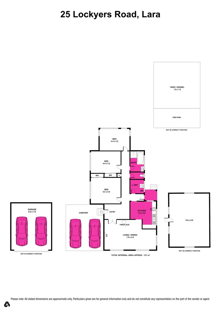 Floorplan of Homely house listing, 25 Lockyers Road, Lara VIC 3212