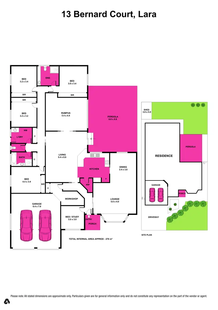 Floorplan of Homely house listing, 13 Bernard Court, Lara VIC 3212