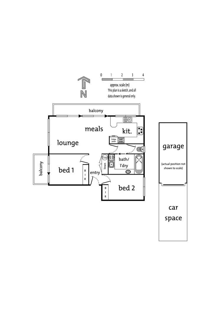 Floorplan of Homely apartment listing, 6/23 Firth Street, Doncaster VIC 3108