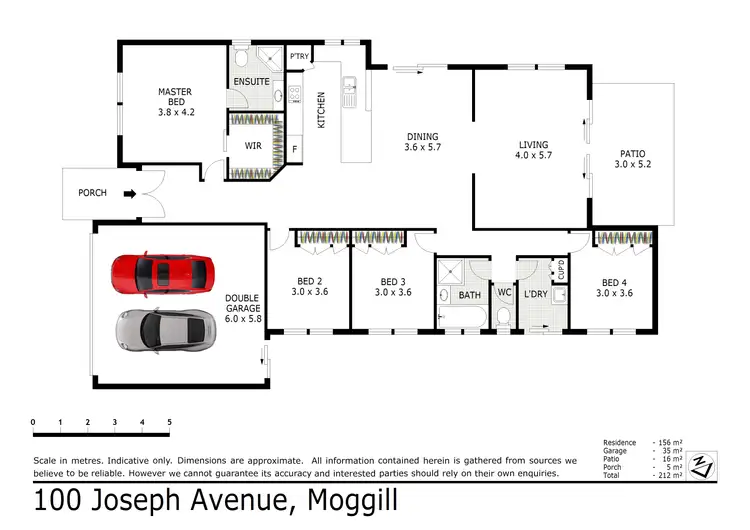 Floorplan of Homely house listing, 100 Joseph Avenue, Moggill QLD 4070