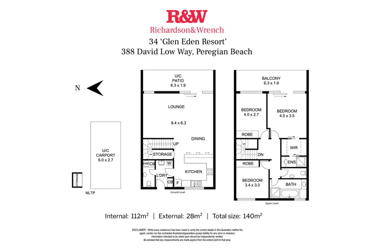 Floorplan of Homely townhouse listing, 34/388 David Low Way, Peregian Beach QLD 4573