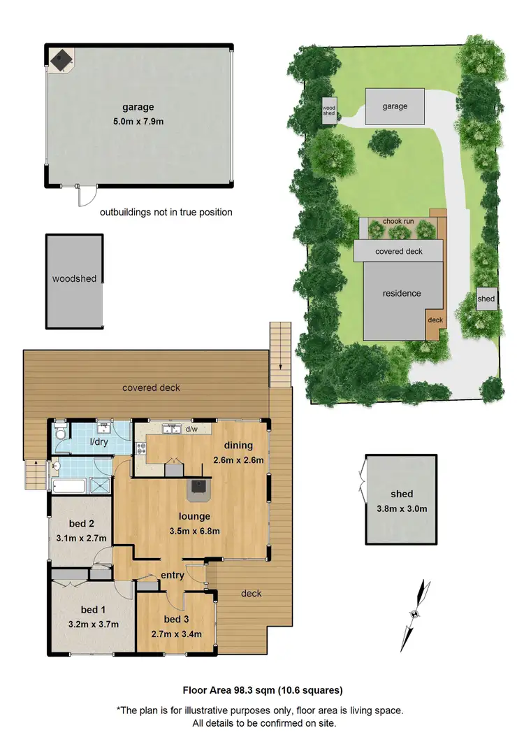 Floorplan of Homely house listing, 63 Ridge Road, Mount Dandenong VIC 3767