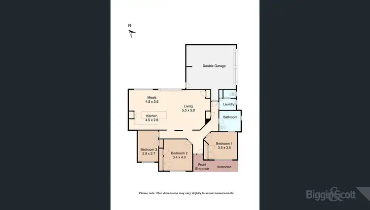 Floorplan of Homely house listing, 1/12 Bell Street, Creswick VIC 3363