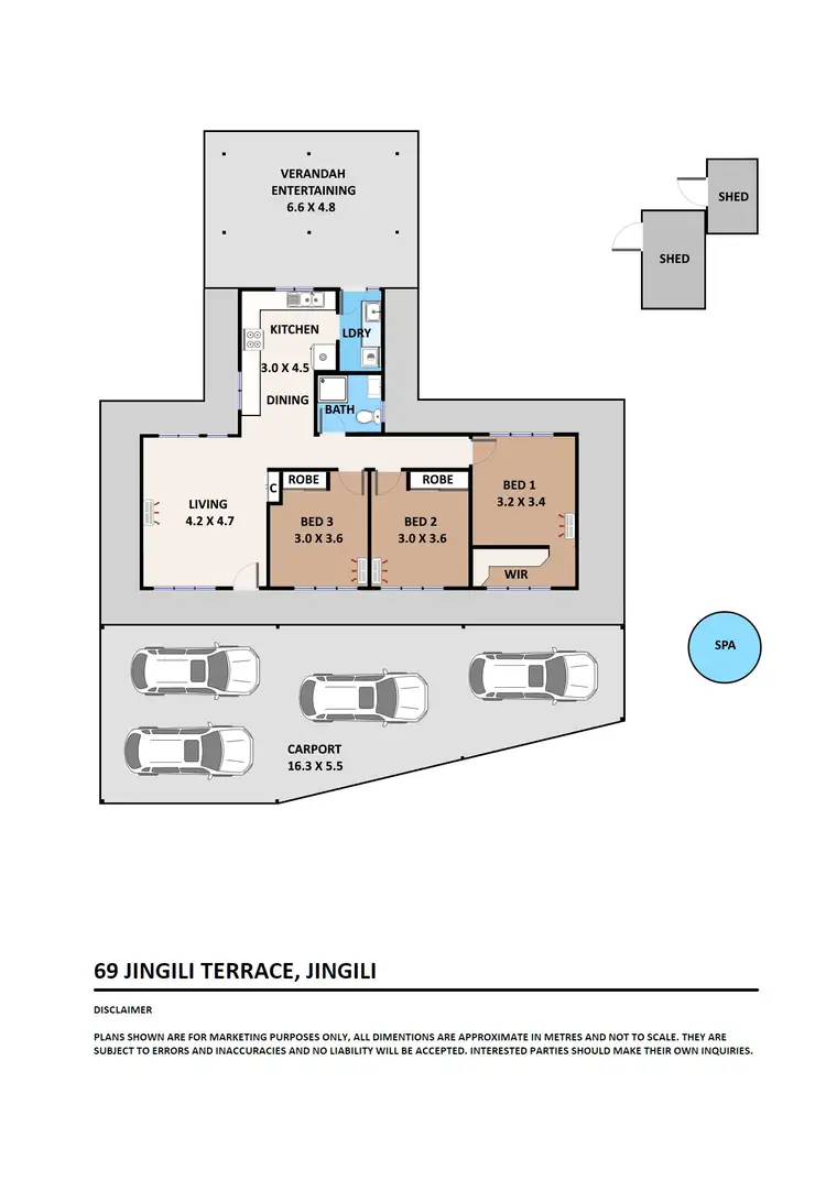 Floorplan of Homely house listing, 69 Jingili Terrace, Jingili NT 810