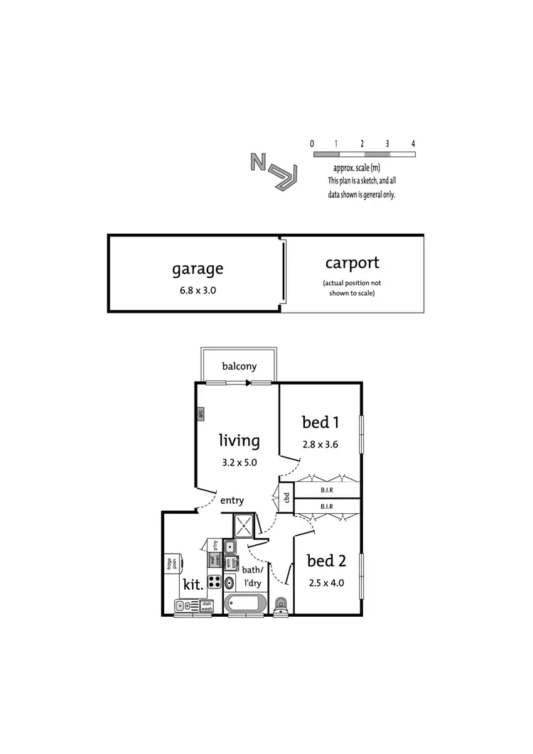 Floorplan of Homely apartment listing, 6/15 Firth Street, Doncaster VIC 3108