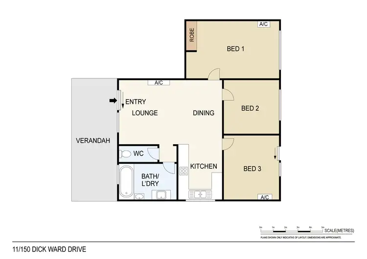 Floorplan of Homely apartment listing, 11/150 Dick Ward Drive, Coconut Grove NT 810