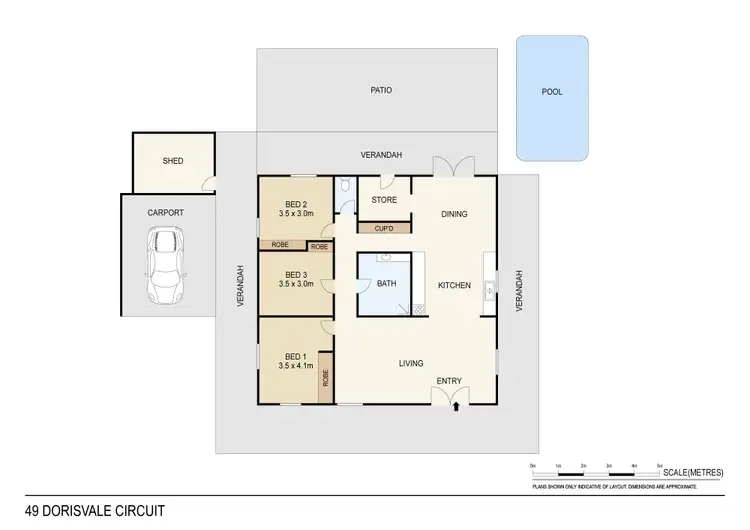 Floorplan of Homely house listing, 49 Dorisvale Crescent, Tiwi NT 810
