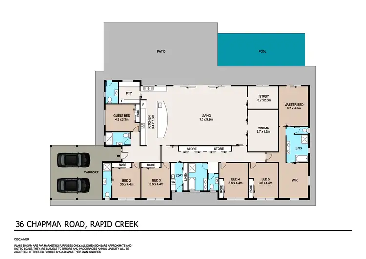 Floorplan of Homely house listing, 36 Chapman Road, Rapid Creek NT 810