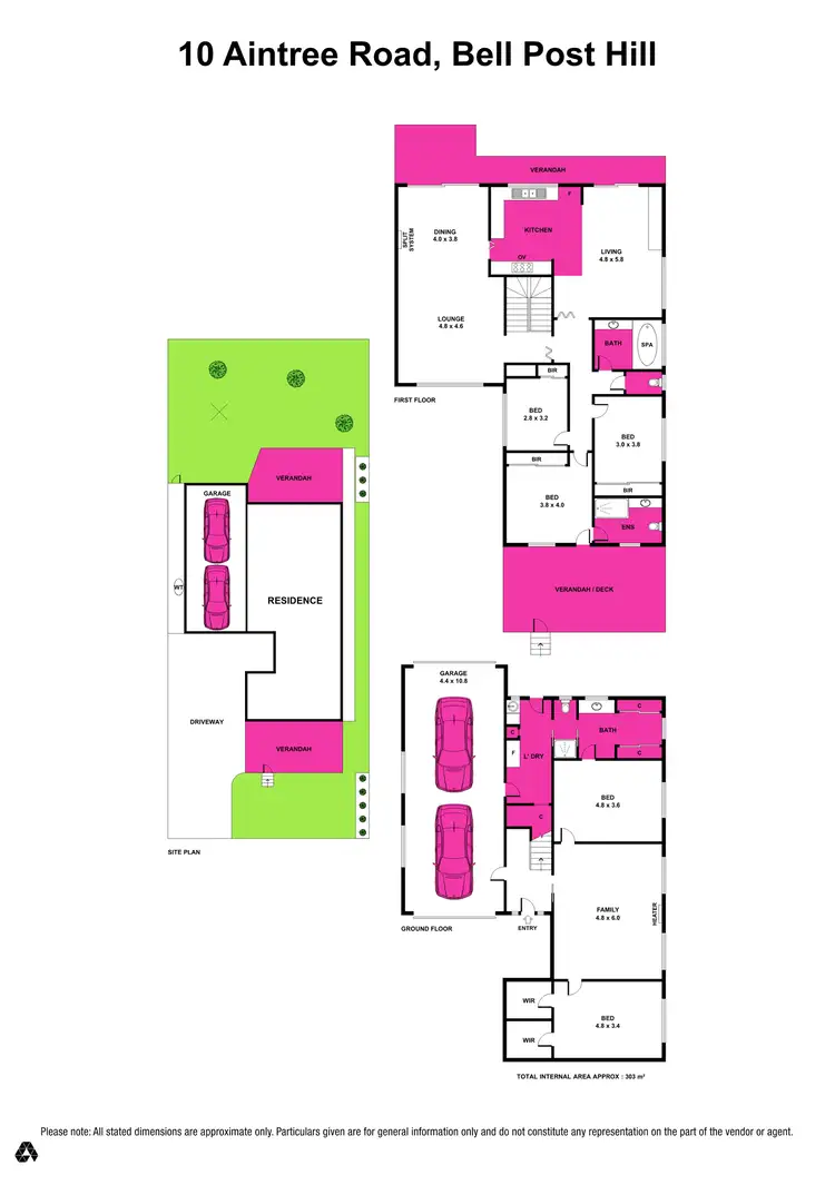 Floorplan of Homely house listing, 10 Aintree Road, Bell Post Hill VIC 3215