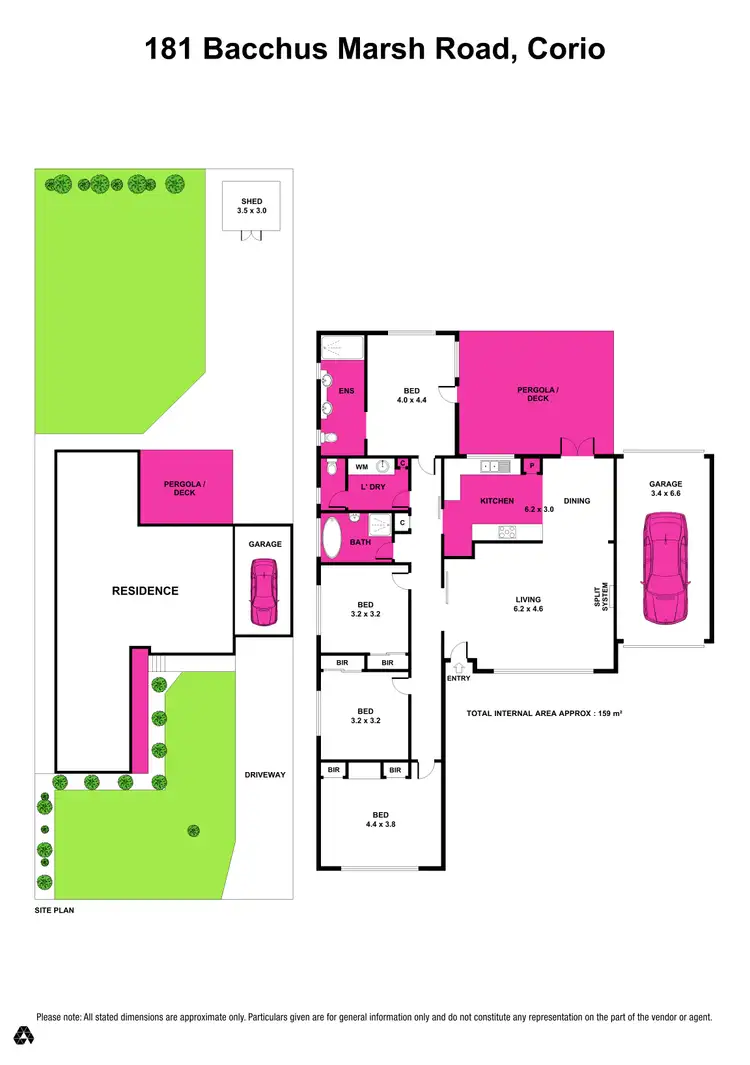 Floorplan of Homely house listing, 181 Bacchus Marsh Road, Corio VIC 3214